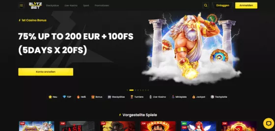 Offizielle Website von BlitzBet Casino