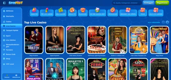 SpinFest Live-Casino