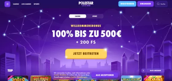 Offizielle Website von Polestar Casino