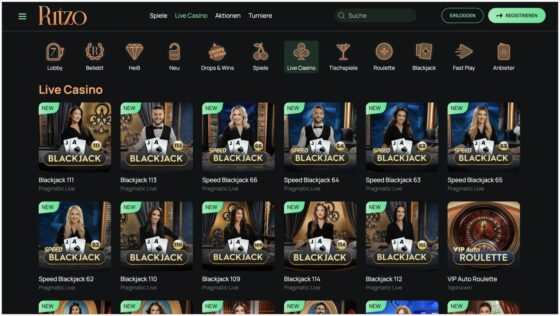 Ritzo Live-Casino