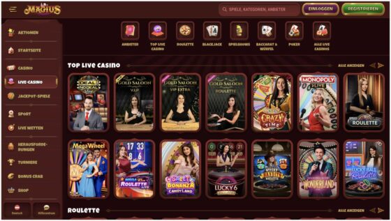 Magius Live-Casino