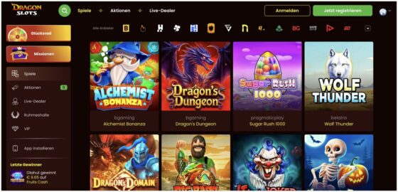 DragonSlots Casino-Spielautomaten