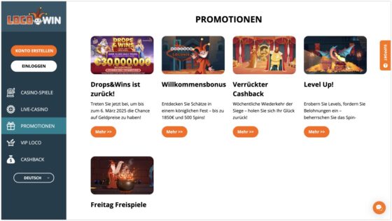 Locowin Casino-Aktionen