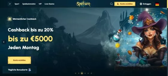 Spellwin Casino-Cashback