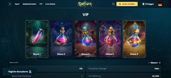 Spellwin casino VIP