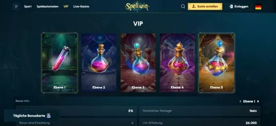 Spellwin Casino-VIP