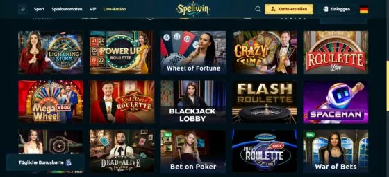 Spellwin Live-Casino
