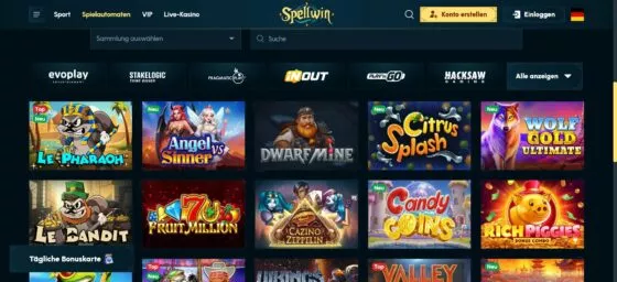 Spellwin Casino-Spielautomaten