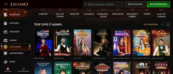 Legiano Live-Casino