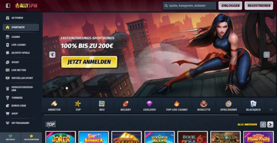 AllySpin hauptseite