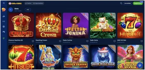 God Of Coins Casino-Spielautomaten