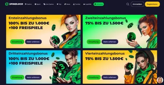 Spinoloco Casino-Aktionen