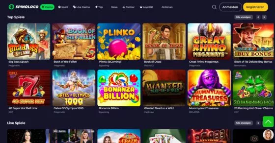 Spinoloco Casino-Spielautomaten