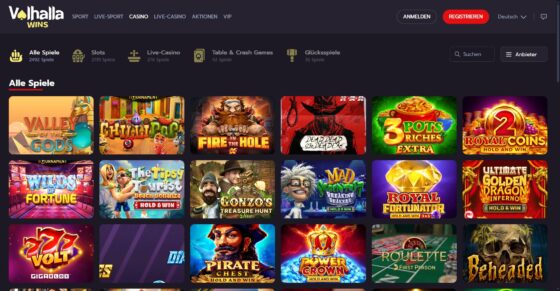 Valhalla Wins Spiele