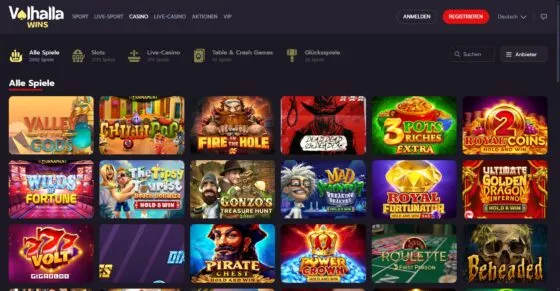 Valhalla Casino-Spielautomaten
