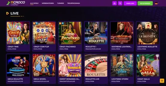 11 Croco Live-Casino