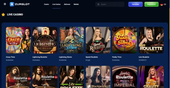 AzurSlot Live-Casino