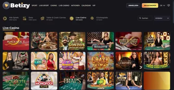 Betizy Live-Casino