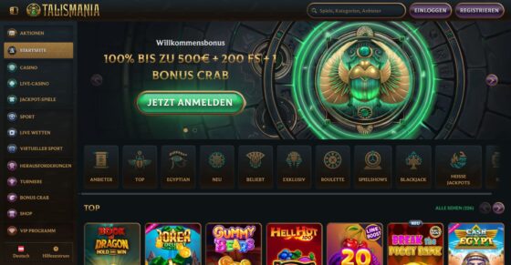 Talismania hauptseite