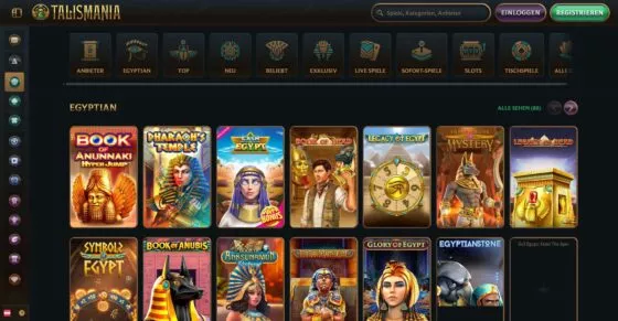 Talismania Casino-Spielautomaten