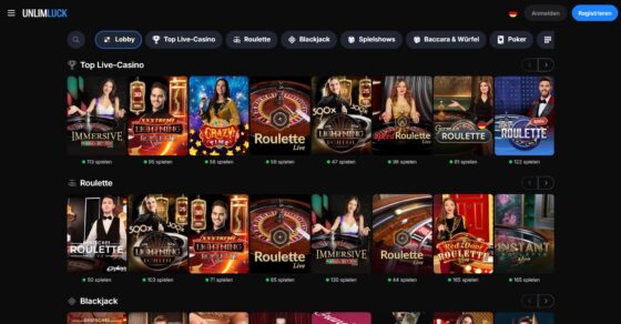 UnlimLuck Live-Kasino