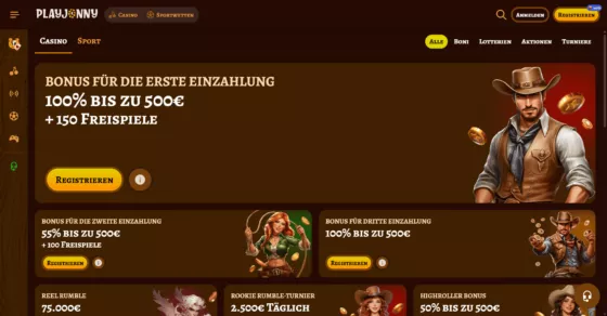 Playjonny Casino-Aktionen