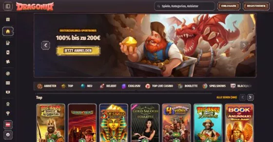 Offizielle Website von Dragonia Casino