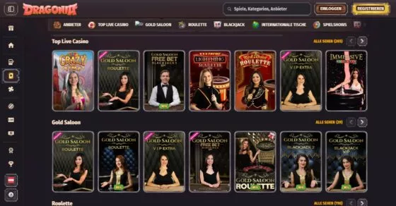 Dragonia Live-Casino