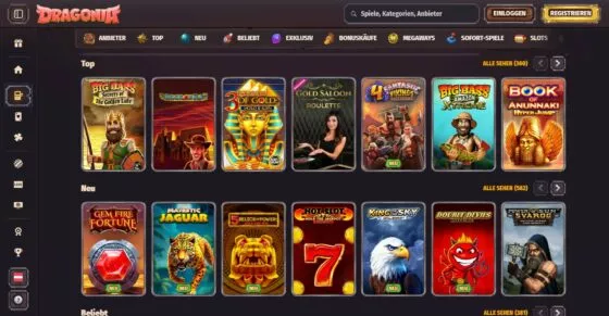 Dragonia Casino-Spielautomaten