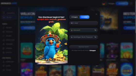 MonacoJack Anmeldung