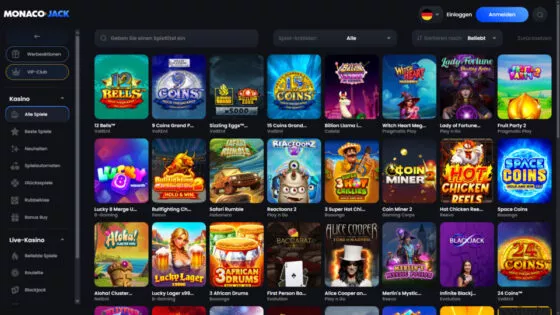 MonacoJack Casino-Spielautomaten