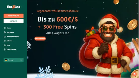 Offizielle Website von Staxino Casino