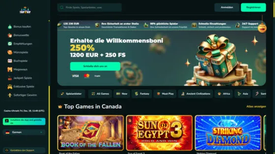 Offizielle Website von Trip2vip Casino
