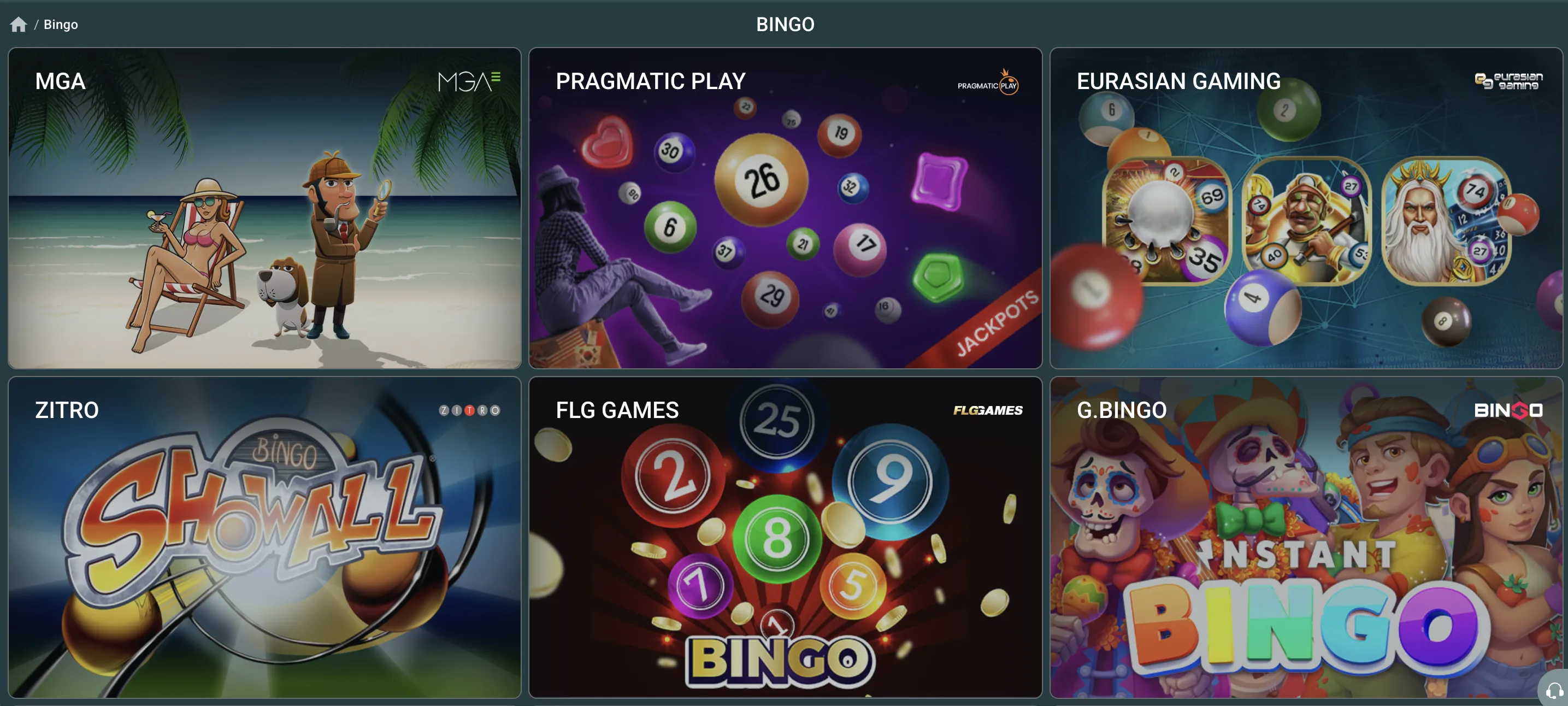 Bingo-Spiele bei 22Casino Österreich