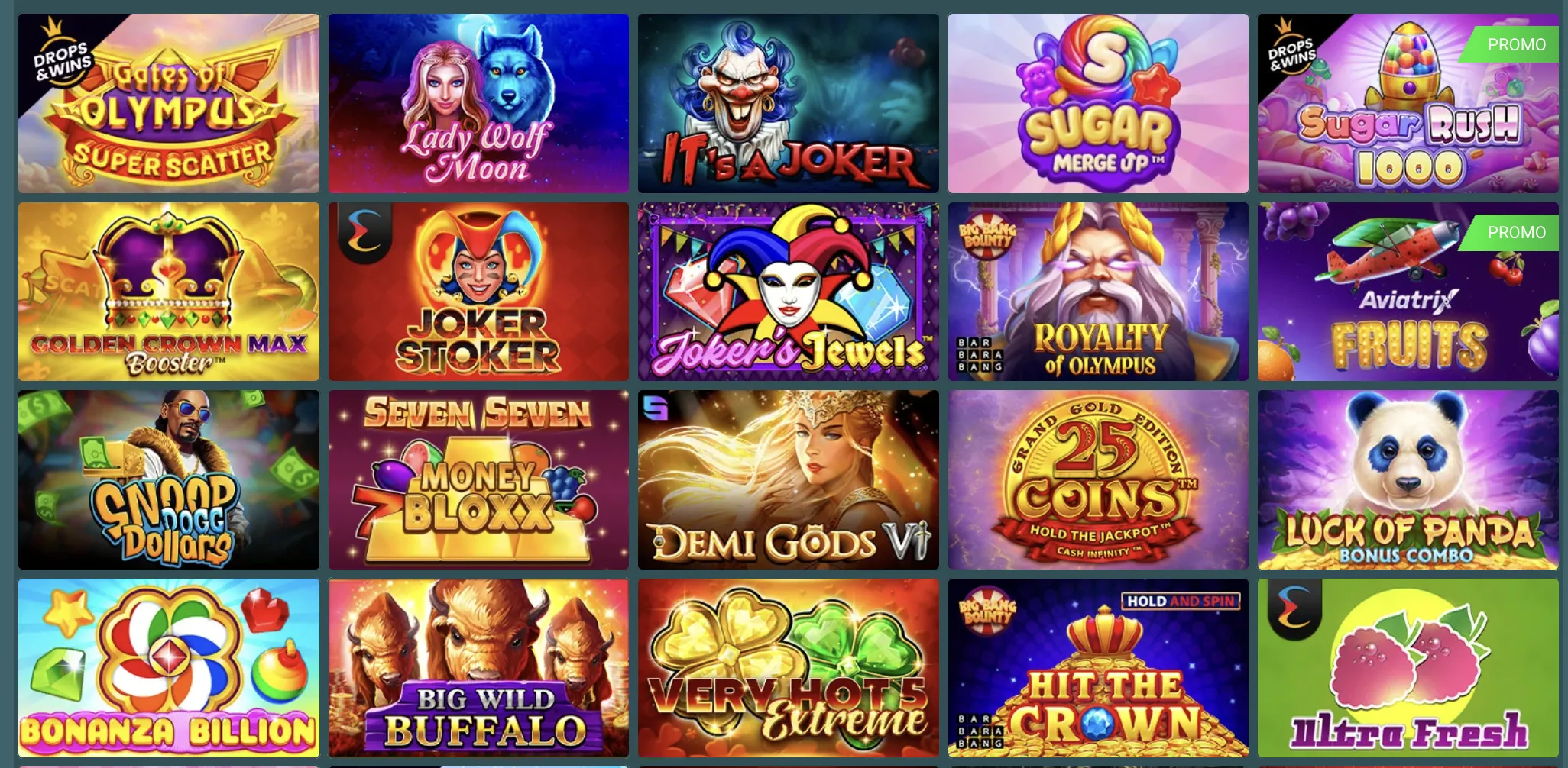 22Casino-Spielautomaten-Katalog 