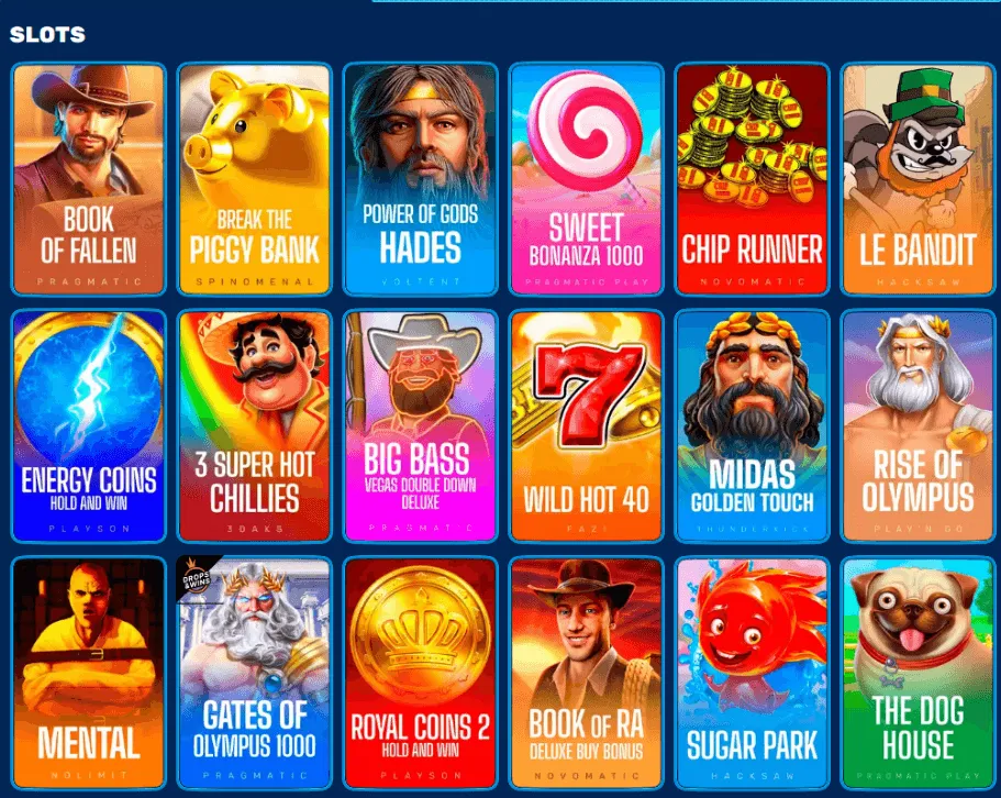 Spinfin Casino-Spielautomaten