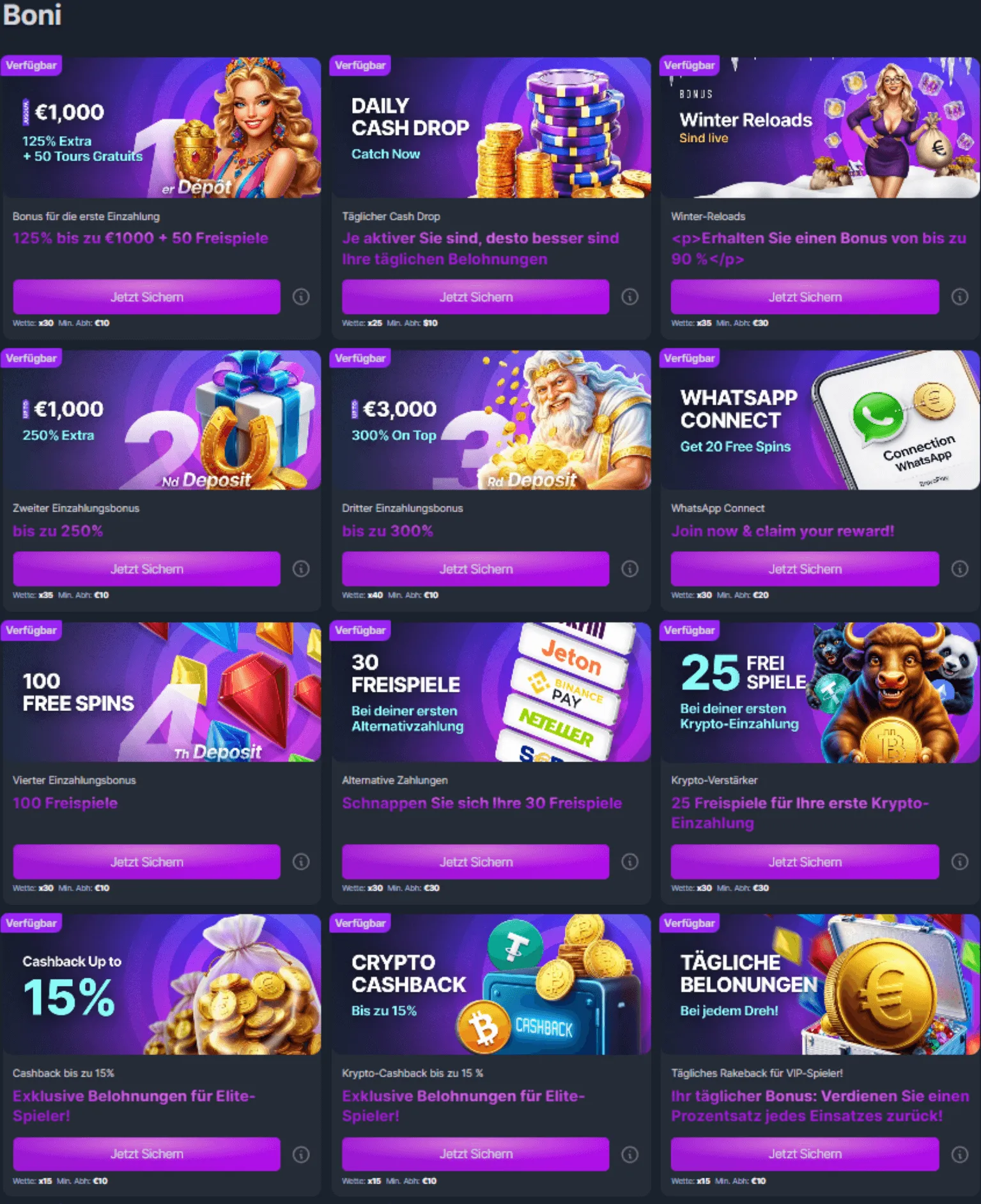 BravoPlay Casino-Aktionen