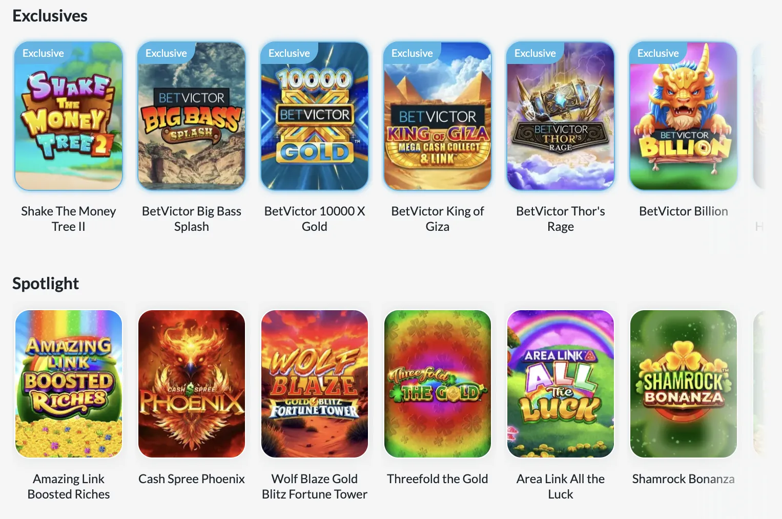 Exklusive Spielautomaten von BetVictor für österreichische Spieler